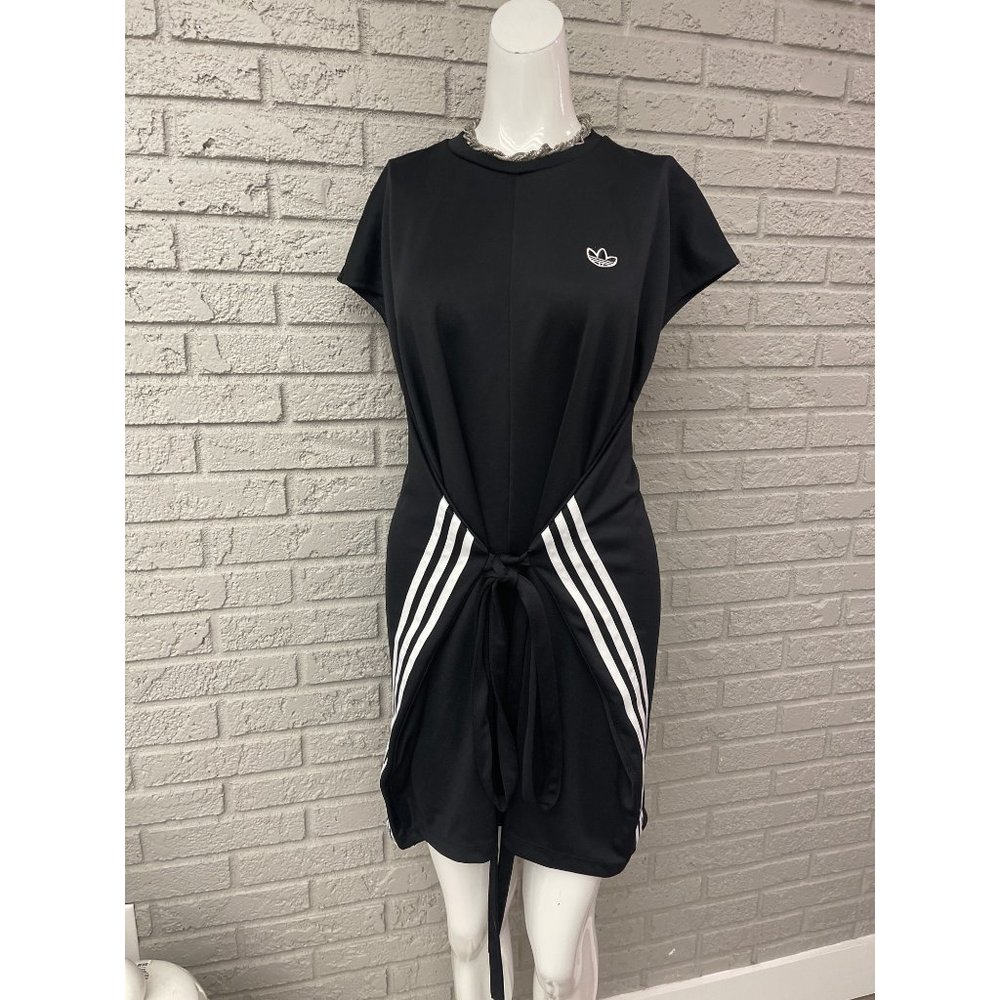 Adidas Originals PRIMEGREEN Black Athletic Short Jumpsuit Size M NWT